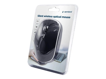 GEMBIRD Silent wireless optical mouse black
