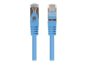 LANBERG Patchcord Cat.6 FTP 0.25m blue 10-pack