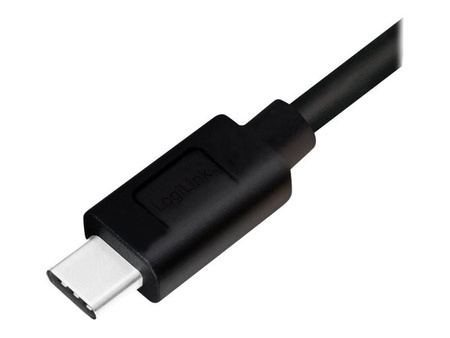 LOGILINK CU0169 LOGILINK - Kabel USB 3.2 Gen1x1, męski USB-A na męski USB-C, czarny, 1,5 m