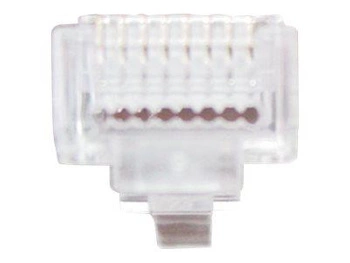 GEMBIRD LC-PTU-01/10 Gembird wtyk sieciowy RJ45 (10 sztuk) przelotowy UTP,8P8C,do drutów i linek