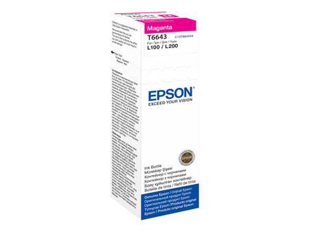 EPSON C13T66434A Tusz Epson T6643 magenta 70ml L100/L200