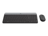 LOGITECH 920-009204 Logitech klawiatura bezprzewodowa + mysz MK470, Graphite, US