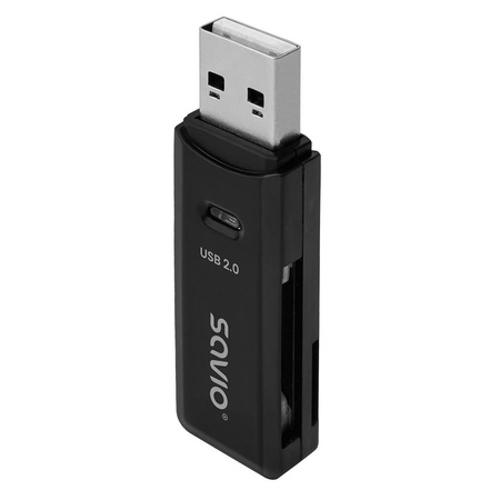 Czytnik kart SD, USB 2.0, 480 Mbps, AK-63 