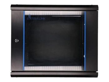EXTRALINK 9U 600X600 wisząca szafa rack czarna
