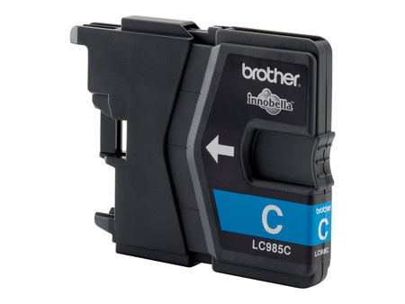 BROTHER LC985C Tusz Brother LC985C cyan 260str DCPJ125 / J315w / J515w / J220 / J265w