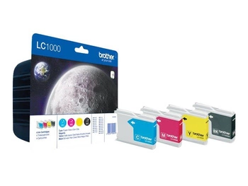 BROTHER LC1000VALBP Zestaw Brother LC1000 CMYK Blister Pack 500str DCP330C / DCP540CN / MFC5460C