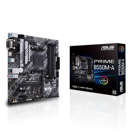 Płyta główna PRIME B550M-A AM4 4DDR4 DVI-D/HDMI M.2 mATX 