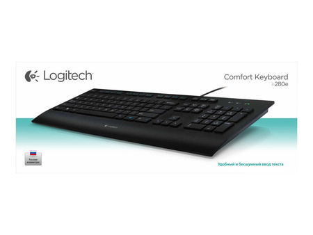 LOGITECH Corded K280e Keyboard USB International (US)