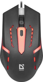 Mysz przewodowa Defender FLASH MB-600L 1200dpi 4P LED