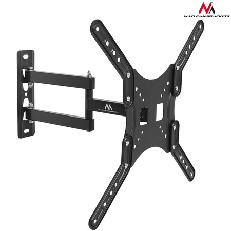 Uchwyt do telewizora lub monitora Maclean MC-759, uniwersalny, max vesa 400x400, 13-55", 30kg, czarny
