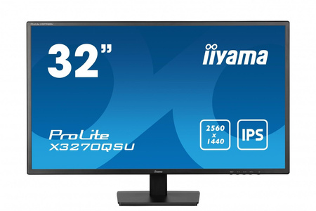 Monitor 32 cale X3270QSU-B1 IPS,WQHD,HDMI,DP,100Hz,250cd,3ms,2x2W,   3xUSB(3.2),FlickerFree,VESA 