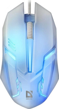 DEFENDER MYSZ CYBER MB-560L 7 KOLORÓW 1200DPI 3P BIAŁA 52561