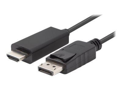 LANBERG Kabel DisplayPort M v1.1->HDMI M 5m czarne