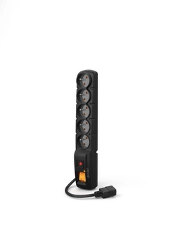 Listwa przeciwprzepięciowa Acar F5 IEC 3,0m czarna