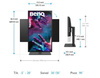 BENQ PD2506Q 25inch WQHD IPS 60Hz 4ms 350cd/m2 HDMI DP USB typ C 65W (P)