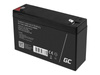 GREEN CELL Battery AGM VRLA 6V 7.2Ah