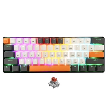 Klawiatura mechaniczna 60% ZONE 61 MT1258 (Przełączniki - RED)