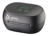 HP Poly Voyager Free 60+ UC Carbon Black Earbuds +BT700 USB-C Adapter +Touchscreen Charge Case