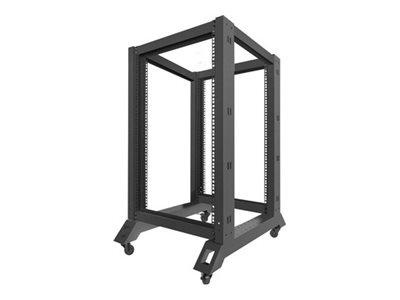 LANBERG Open rack 18U 600x800 czarny