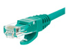 NETRACK BZPAT1P5UG Netrack patchcord RJ45, osłonka zalewana, kat. 5e UTP, 1.5m zielony