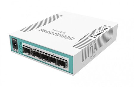 Przełącznik 5xSFP 1xCOMBO  CRS106-1C-5S 