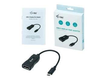 ITEC C31DP60HZP i-tec USB-C Display Port Adapter 4K/60 Hz 1x DP 4K Ultra HD kompatybilny z TB3