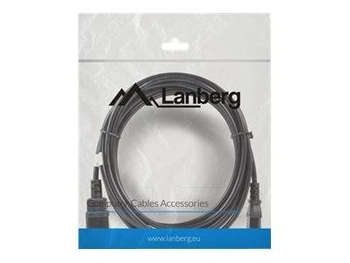 LANBERG CA-C13E-11CC-0050-BK Lanberg przedłużacz kabla zasilającego C13-> C14 5m VDE