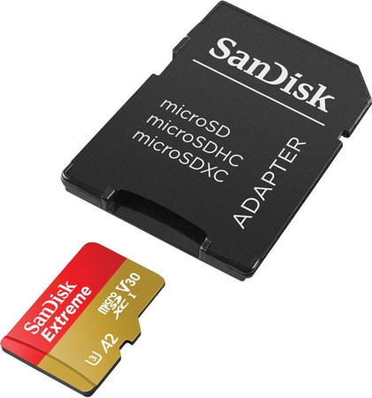 Karta pamięci Extreme microSDXC 256GB 190/130 MB/s A2 V30 U3 