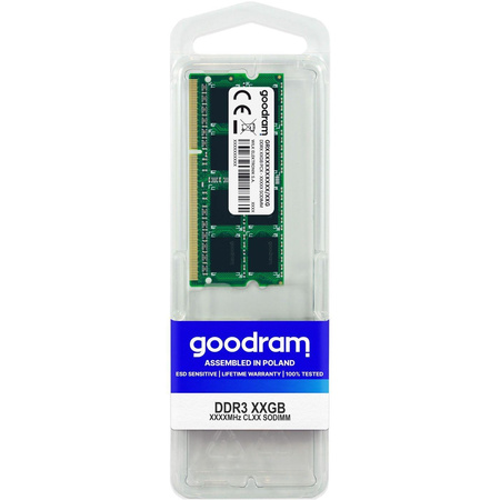 Pamięć SODIMM DDR3 GOODRAM 8GB/1600MHz