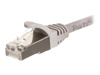 NETRACK BZPAT5F5E Netrack patchcord RJ45, osłonka zalewana, kat. 5e FTP, 5m szary
