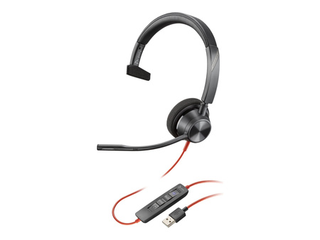 HP Poly Blackwire 3310 Microsoft Teams Certified USB-A Headset