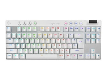 LOGITECH G PRO X TKL LIGHTSPEED Gaming Keyboard - WHITE - (US) INTL - 2.4GHZ/BT - N/A - EMEA28-935 - TACTILE