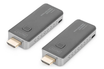 Przedłużacz/Extender DIGITUS HDMI bezprzewodowy 50m 1080p 60Hz FHD 5GHz, audio (zestaw)