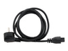 GEMBIRD PC-186-ML12-3M Gembird kabel zasilający do notebooka koniczynka C5 (3 pin) VDE 3m