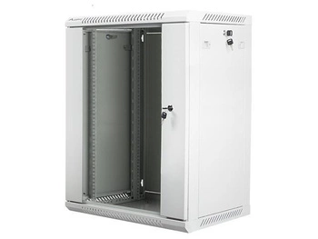 Szafa instalacyjna Rack wisząca 19" 15U 600x450 szara Lanberg (flat pack) - USZ OPAK