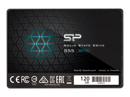SILICON POWER Dysk SSD Slim S55 120GB 2.5 SATA III 6GB/s 550/420 MB/s