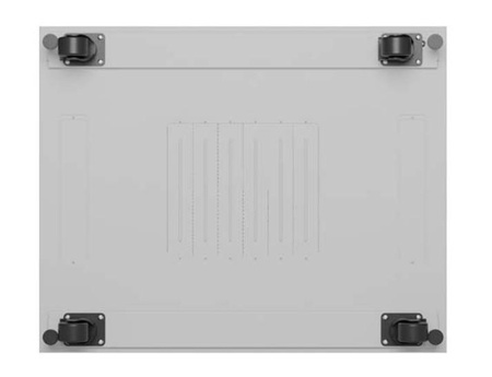 Szafa instalacyjna rack stojąca 47U 800x1000 szara drzwi przeszkolne LCD ( flat pack) V2