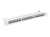 LANBERG patch panel 24 port 1U cat.7 FTP grey