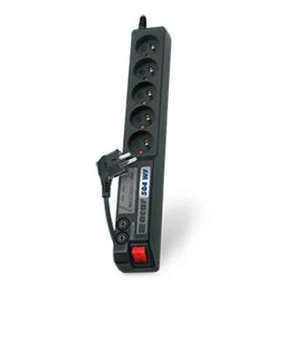 Listwa przeciwprzepięciowa Acar 504WF EMI/RFI (3m ; czarny)