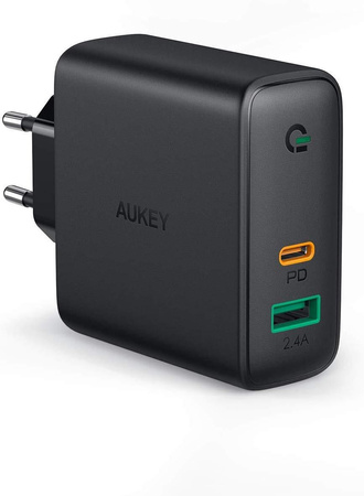 PA-D3 ładowarka sieciowa 2xUSB Power Delivery (1xUSB A+1xUSB C) 60W 5.4A