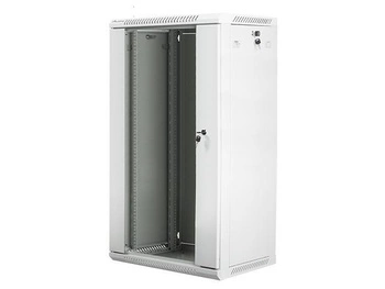 Szafa instalacyjna Rack wisząca 19" 22U 600x450 szara Lanberg (flat pack)