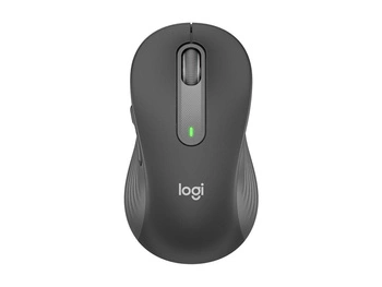 LOGITECH Signature M650 L Mouse large size optical 5 buttons wireless Bluetooth 2.4 GHz Bolt USB receiver graphite
