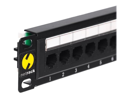 NETRACK 104-14 Netrack patch panel 10, 12 - portów kat. 5e UTP
