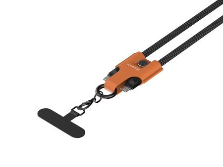 Kabel do ładowania Havit USB-C+USB-C CB6344 1.2M (czarno/szaro/brązowy)