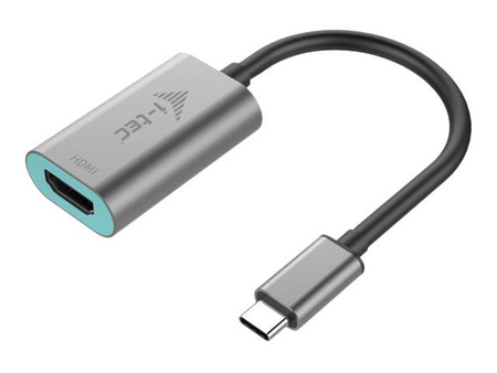 ITEC C31METALHDMI60HZ i-tec adapter USB-C do HDMI 1x HDMI 4K 60Hz kompatybilny z Thunderbolt 3