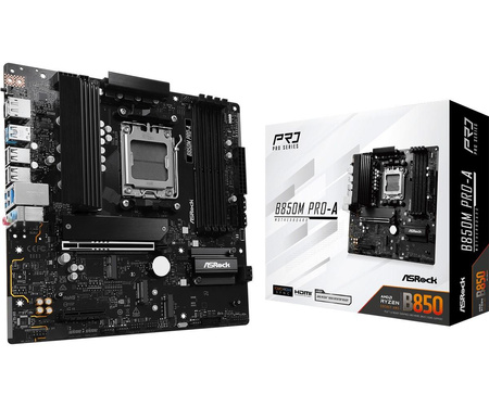 Płyta główna B850M PRO-A AM5 4DDR5 M.2 HDMI/DP mATX 