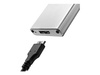 QOLTEC 51833 Obudowa / Kieszeń na dysk M.2 SSD / SATA / NGFF / USB 3.0 / Super speed 5Gb/s / 2TB / Srebrny