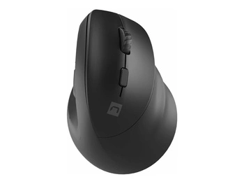 NATEC Mysz wertykalna Crake 2 2400DPI bezprzewodowa Bluetooth 5.0+2.4Ghz czarna