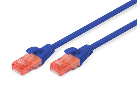 Patchcord DIGITUS UTP kat. 6 5m PVC niebieski