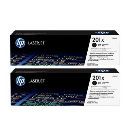 HP CF400XD Toner HP 201X black black 2pack Color LaserJet M252n M252dw M277n M274n
